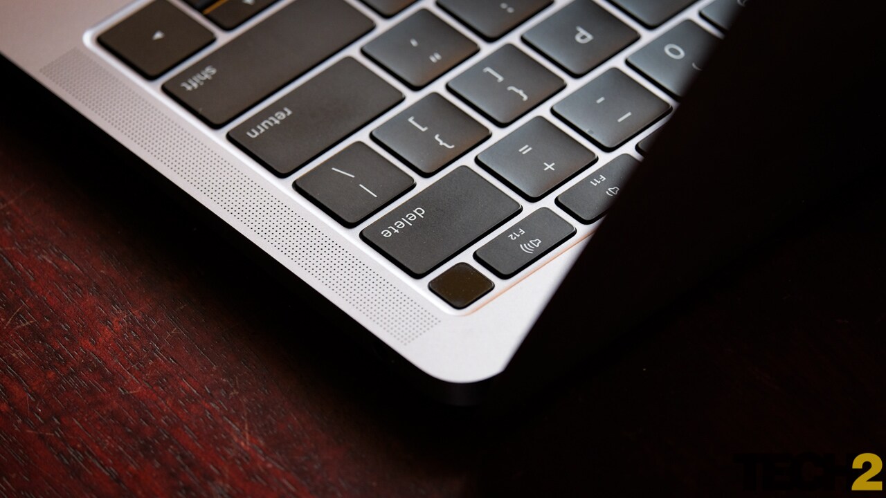 TouchID on the MacBook is extremely convenient. Image: Anirudh Regidi/tech2